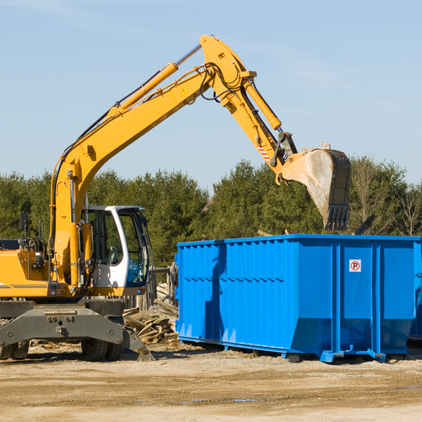 can i choose the location where the residential dumpster will be placed in Bronaugh